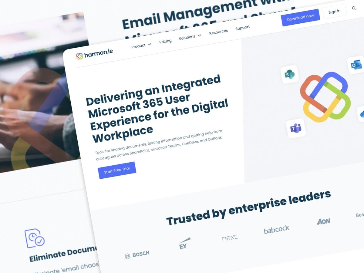 Harmon.ie website screenshot